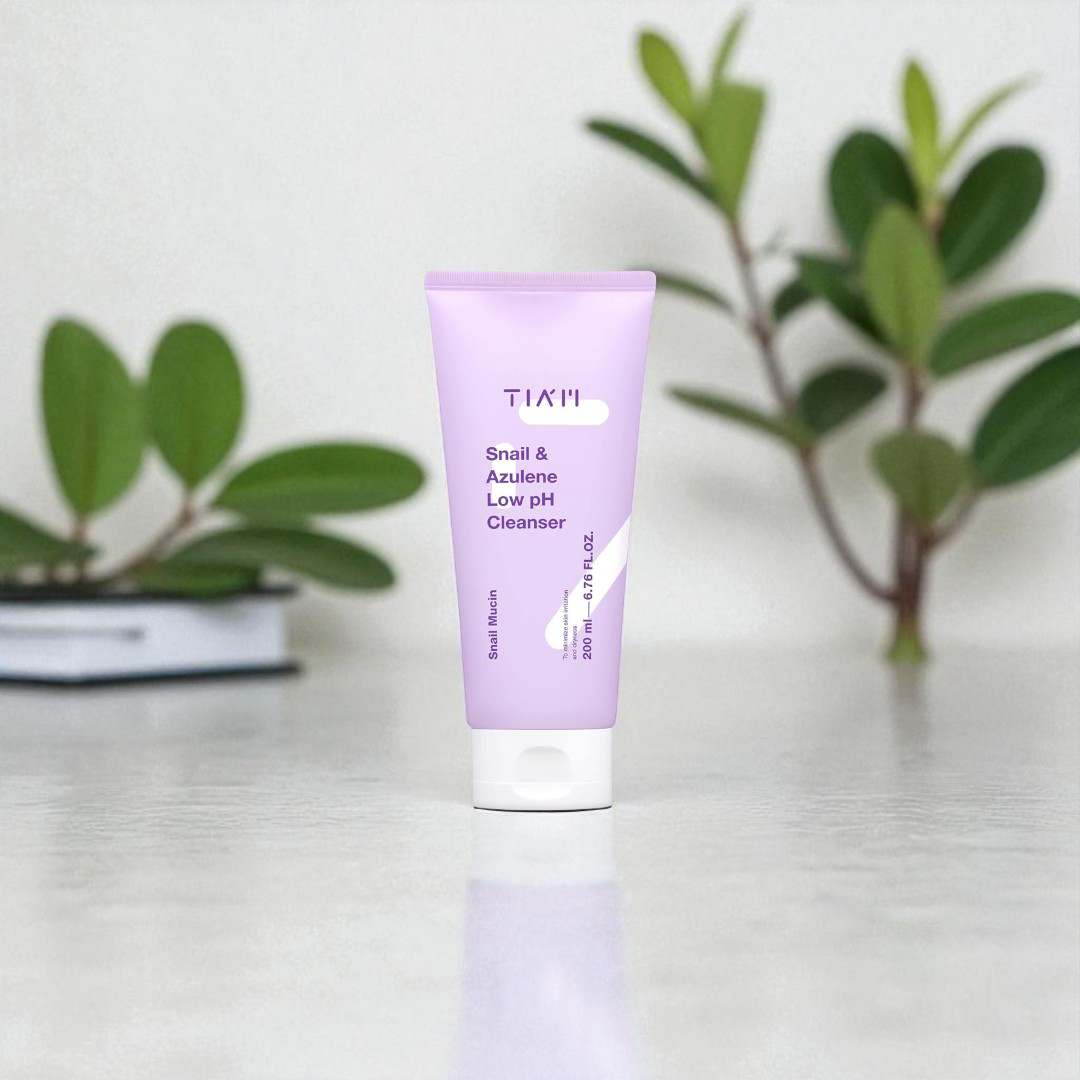 Tiam snail &amp; azulene low pH cleanser - 200ml
