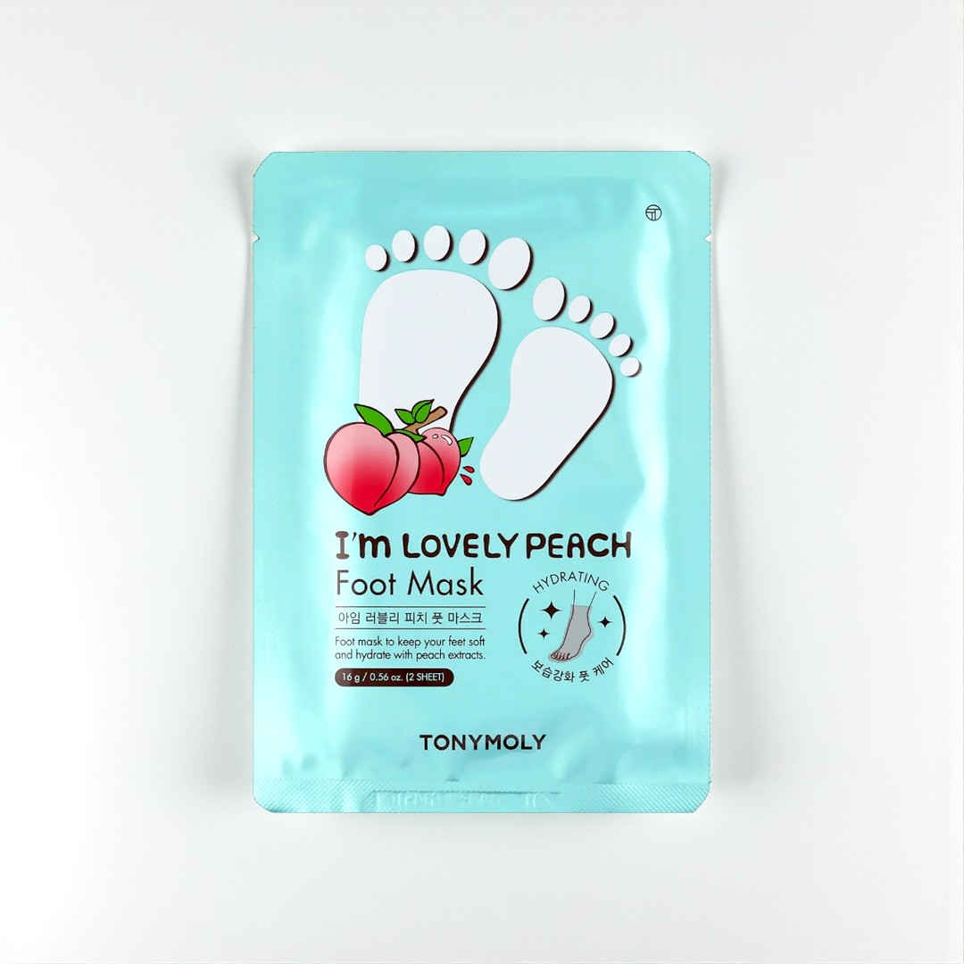 Tonymoly I'm Lovely Peach Foot Mask - 16g