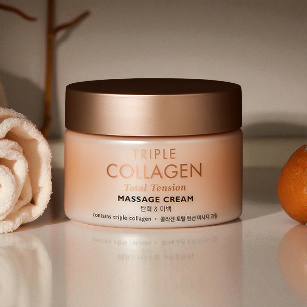 Tonymoly Triple Collagen Total Tension Massage Cream - 200ml