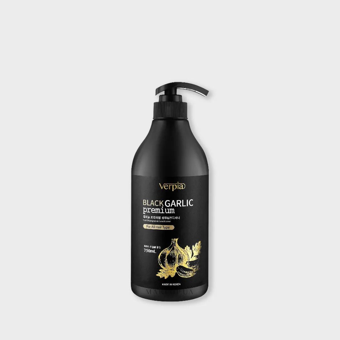Verpia Black Garlic Premium Hair Shampoo And Conditioner - 750ml