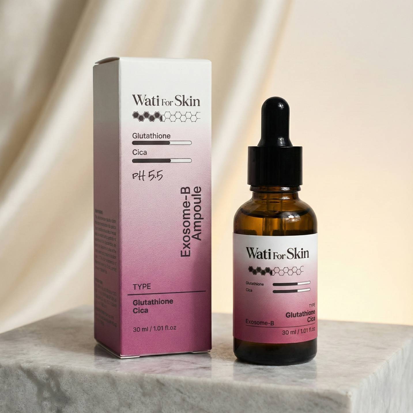 Wati For Skin Glutathione Cica Blemish Exosome-B Ampoule - 30ml