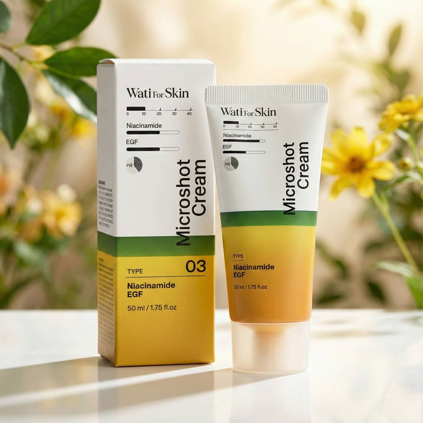 Wati For Skin Niacinamide EGF Microshot Cream - 50ml