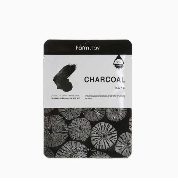 Farmstay Visible Difference Mask Sheet (Charcoal) - 23ml