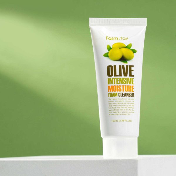Farmstay Olive Intensive Moisture Foam Cleanser - 100ml