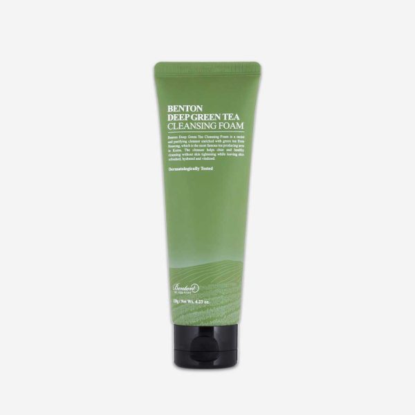 Benton Deep Green Tea Cleansing Foam - 120g