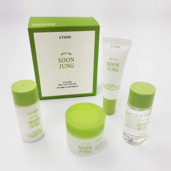 Etude House Soonjung Centella Skin Care Trial Kit (4pcs)
