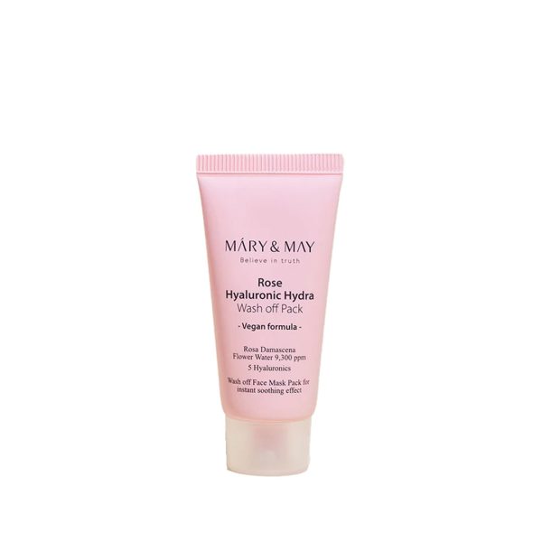 Mary & May Rose Hyaluronic Hydra Wash off Pack - 30g
