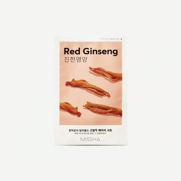Missha Airy Fit Sheet Mask Red Ginseng - 19gm