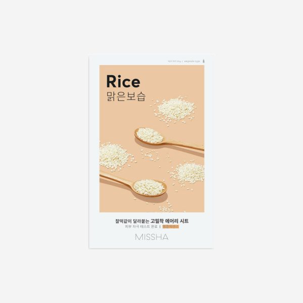 Missha Airy Fit Sheet Mask Rice - 19gm