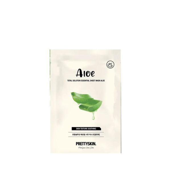 Pretty Skin Total solution essential sheet mask (Aloe) - 23g