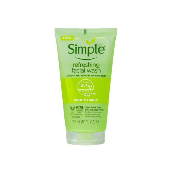Simple Kind To Skin Refreshing Facial Wash - 150ml