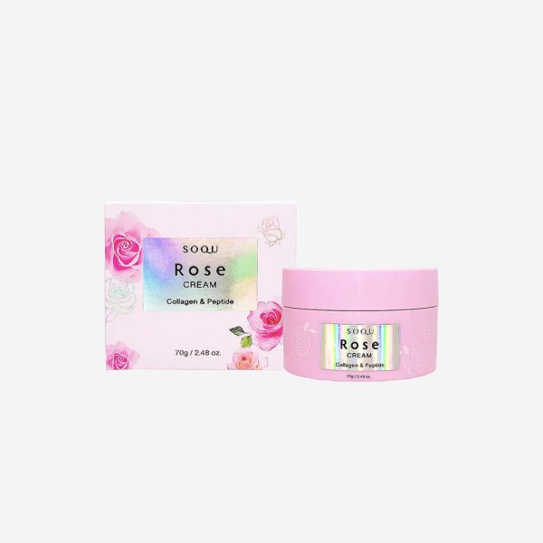 Soqu Rose Collagen & Peptide Cream - 70g