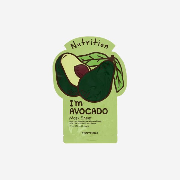 Tonymoly I'm Real Avocado Mask Sheet - 21gm